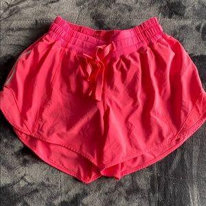 Pink Lululemon Hotty Hot Shorts